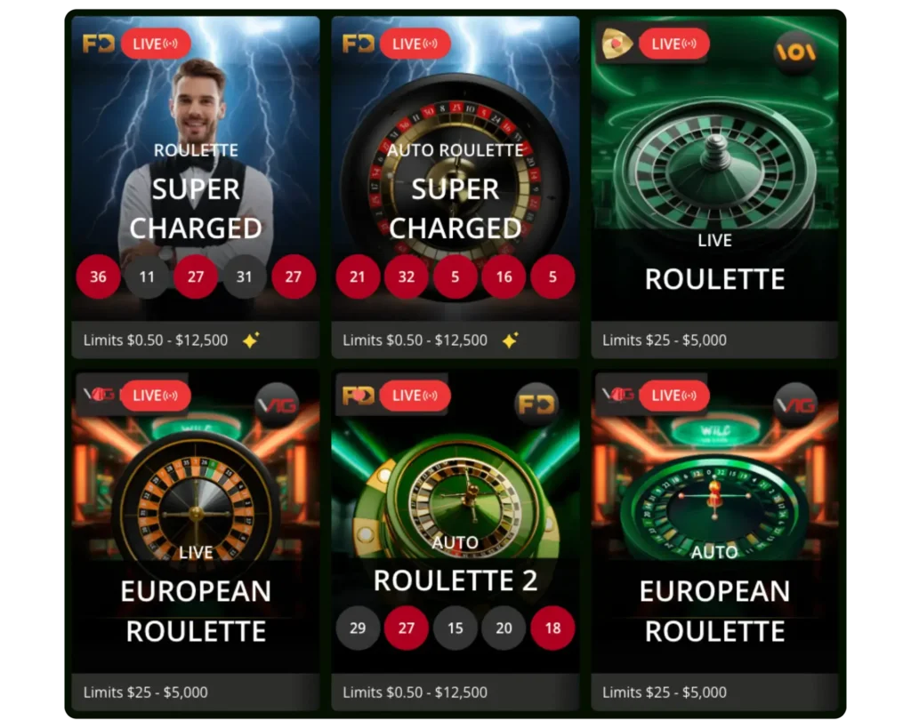 Casino Wild Live Games